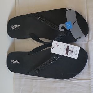 Mossimo Wedge FlipFlop w Jewels Size 11 NWT